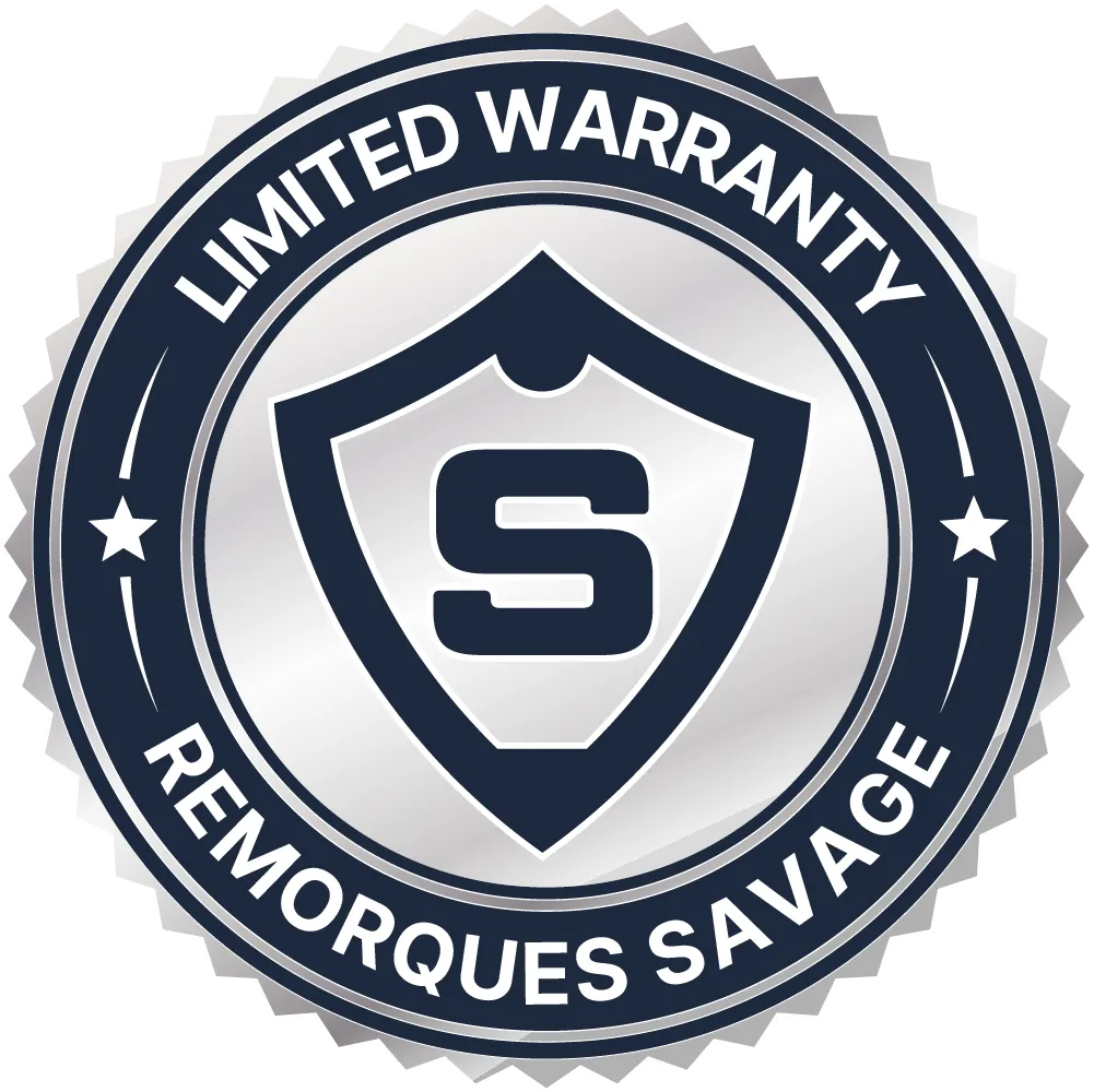 Savage Trailers warranty badge