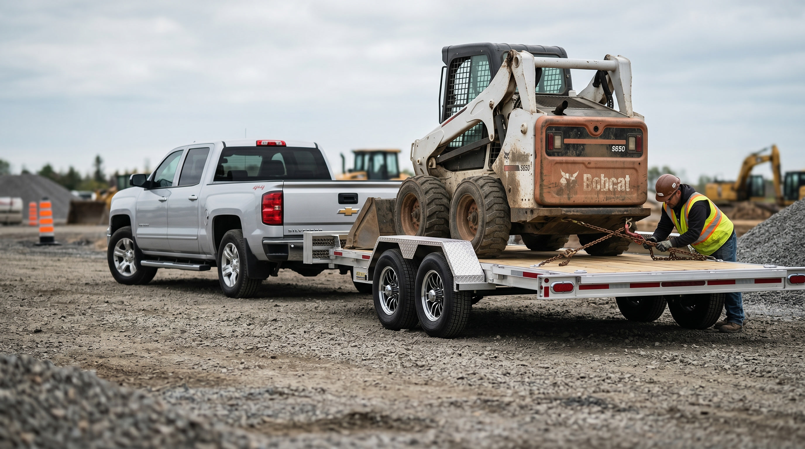 BALDUR EQ equipment flatbed trailer